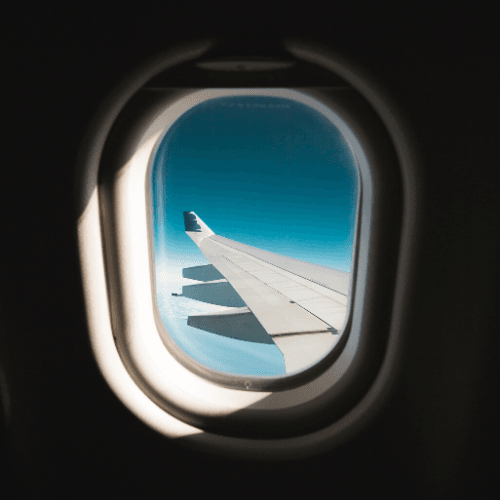 plane window